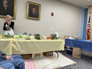 Judith at the fermentation table